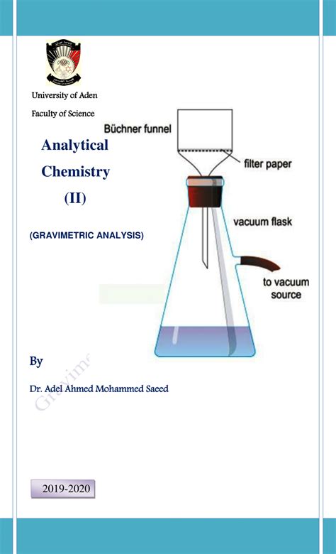 gravimetric method of analysis pdf|gravimetric analysis calculations pdf.